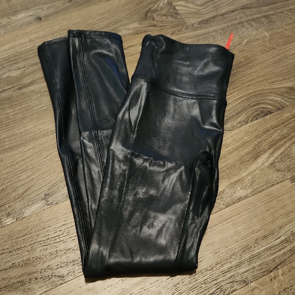 SPANX Faux Leather Leggings